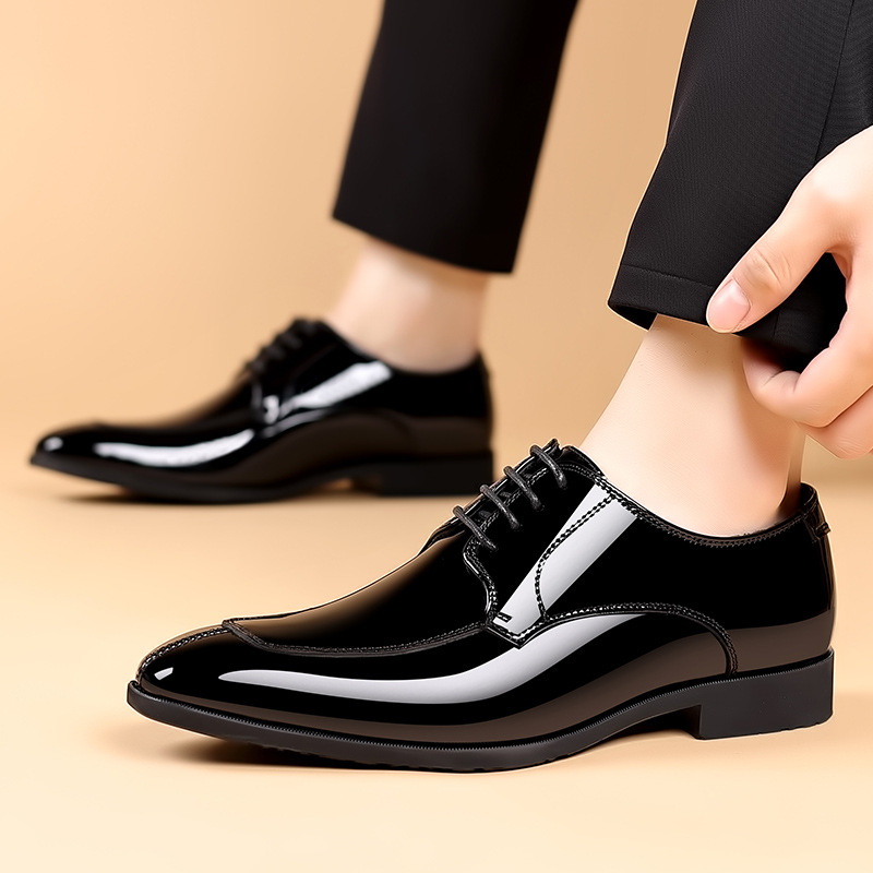 Office High Tech - Eleganckie męskie buty wizytowe ze skóry