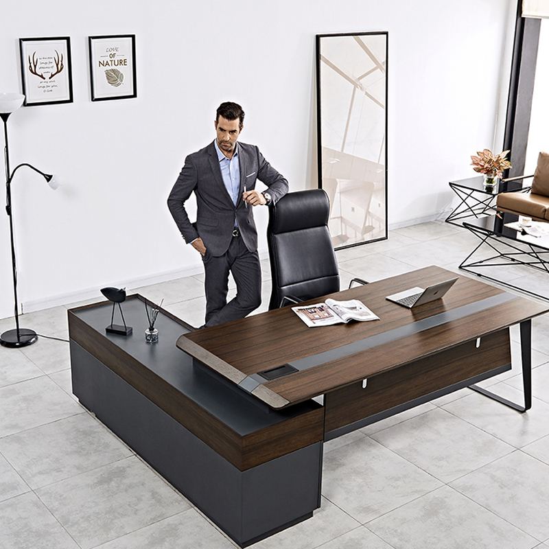 Office Tech Furniture - Nowoczesne luksusowe drewniane biurka biurowe, stanowiska