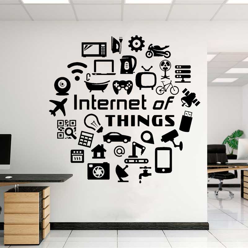 The Office It Tech - Tech winylowe naklejki ścienne Internet rzeczy