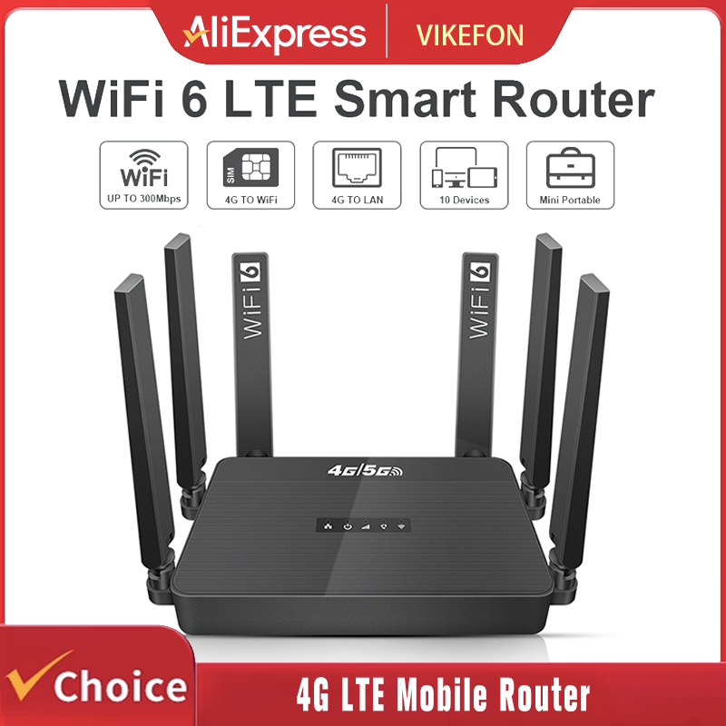 4G Lte Router Sim - ﻿ Router WiFi6 4G LTE Rosyjski