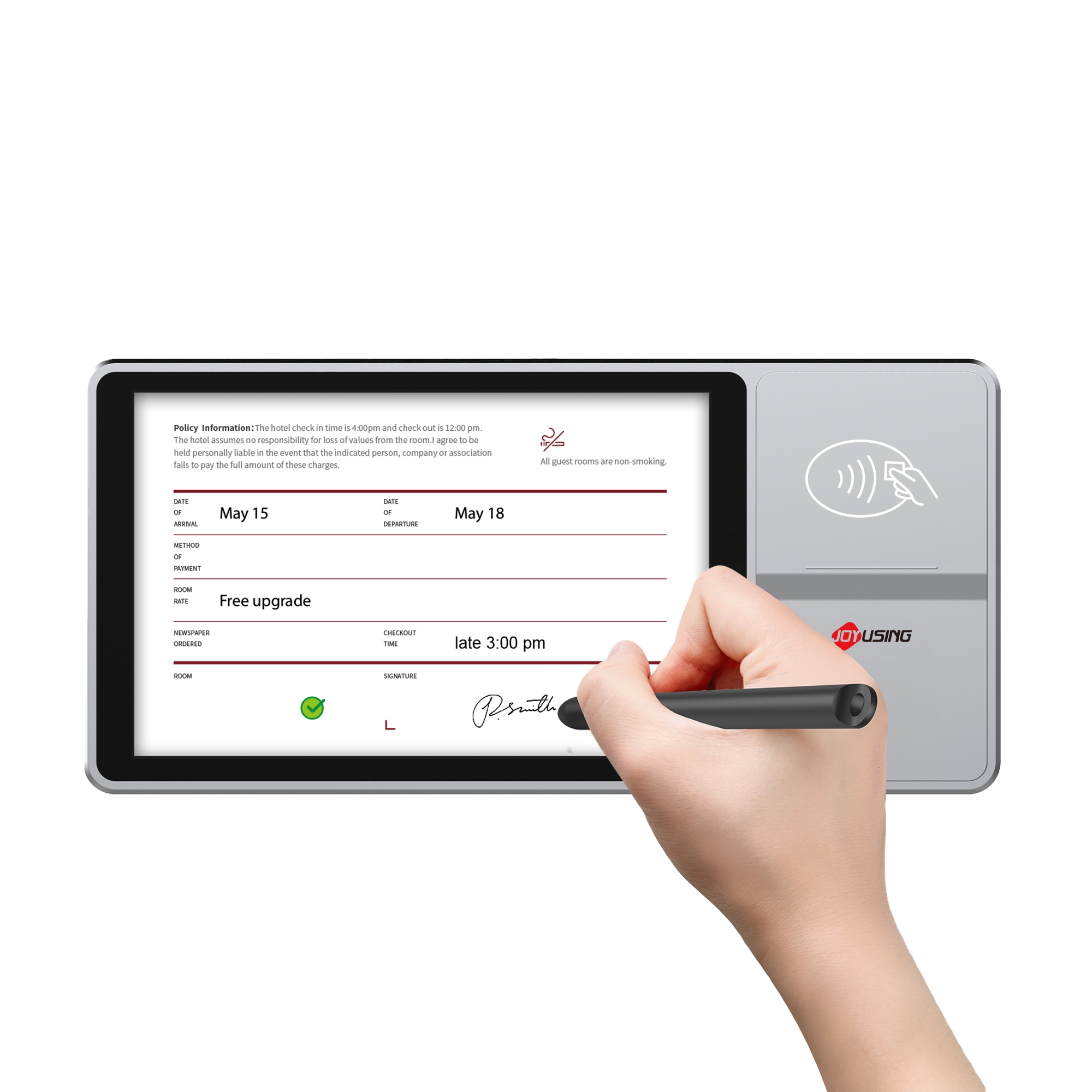 Digital Signature Pad - Panel do podpisów cyfrowych NFC z