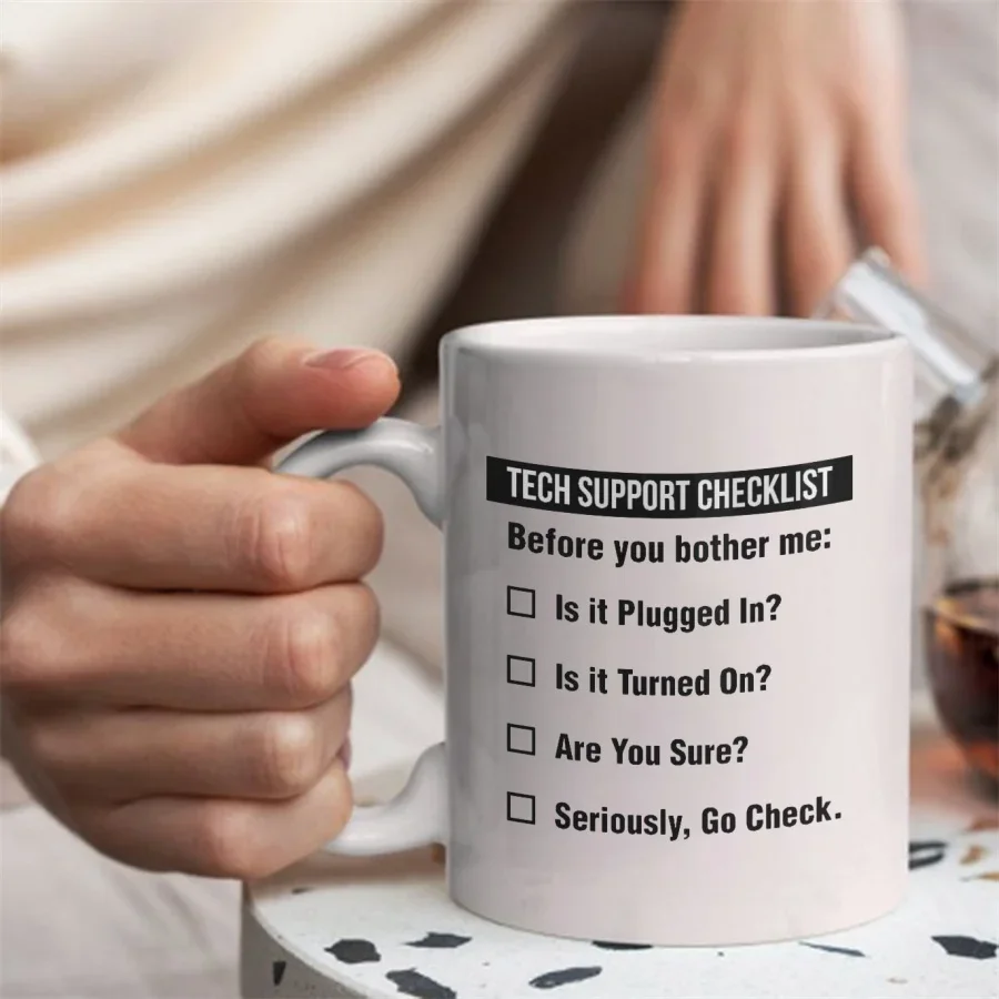 Zabawny ceramiczny kubek do ka – The Office It Tech recenzja i cena