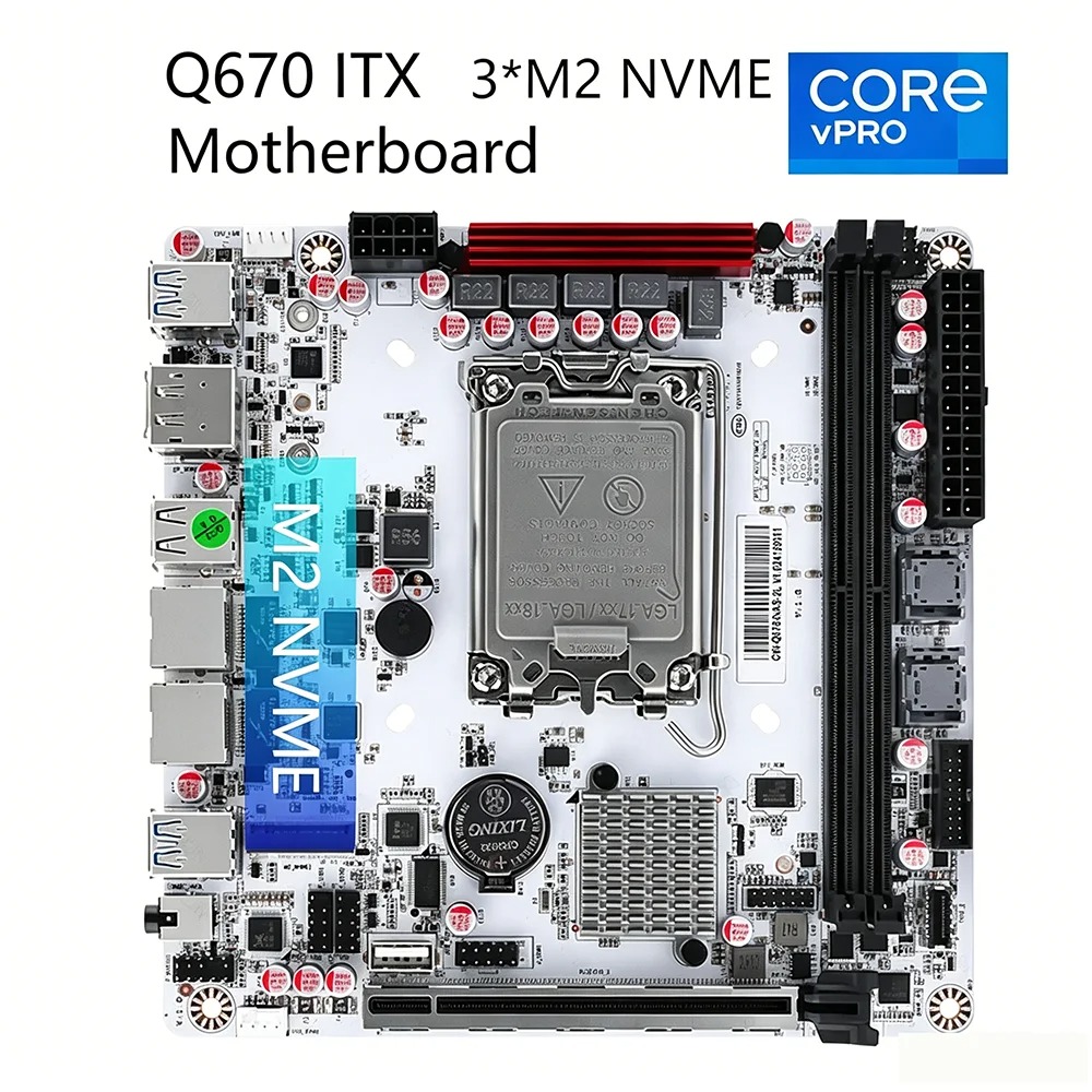 Zestaw płyty głównej Q670 ITX  – Office Tech Products recenzja i cena