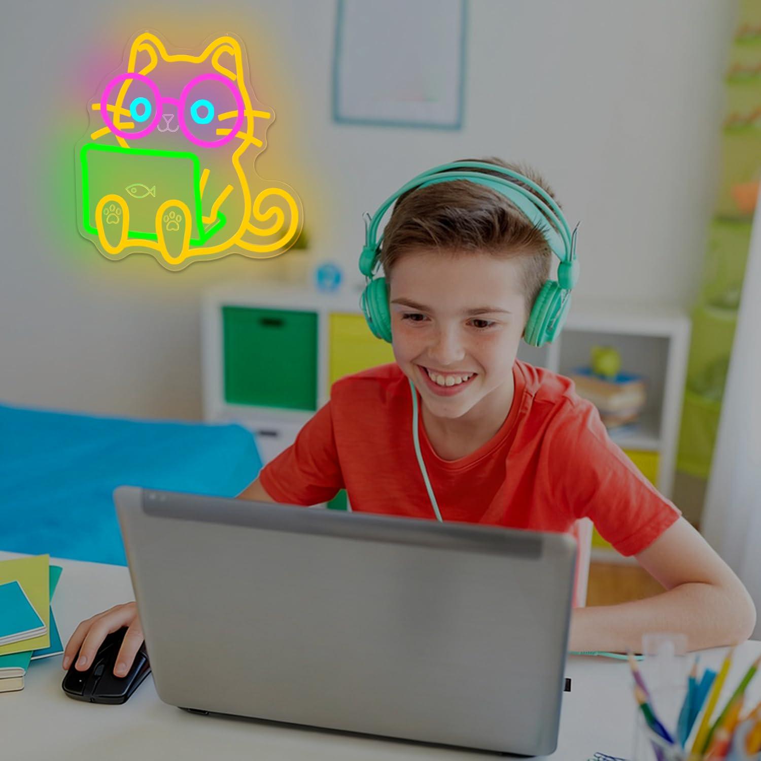 Neonowy znak LED w kształcie k – The Office It Tech recenzja i cena