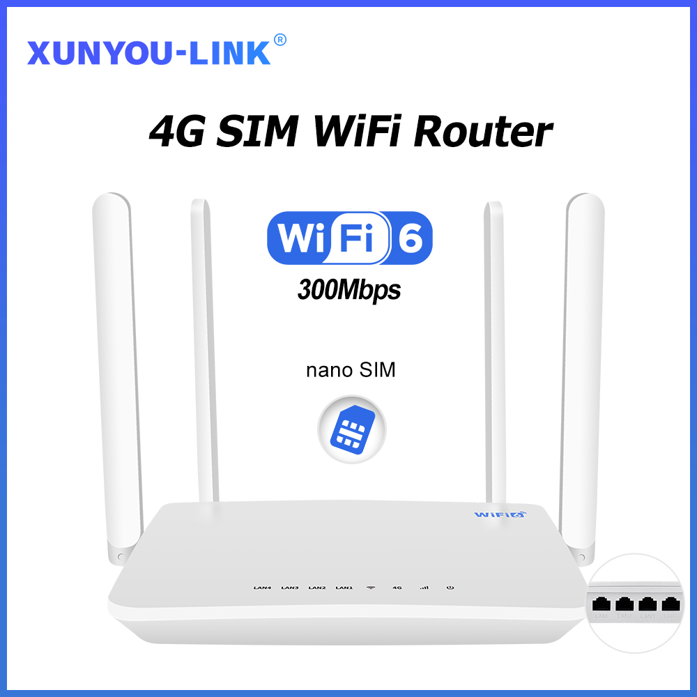 XUNYOU-LINK Router WiFi 4G SIM – 4G Lte Router Sim recenzja i cena
