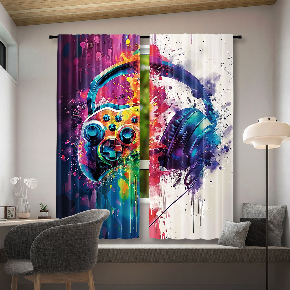 Kurtyny z motywem kontrolera d – Office Tech Design recenzja i cena